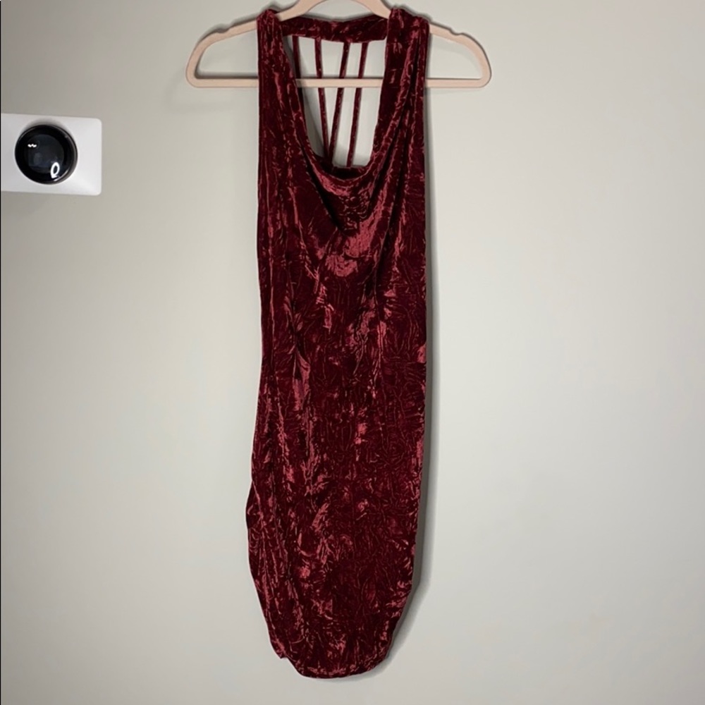 Velvet Fitted Night Dress